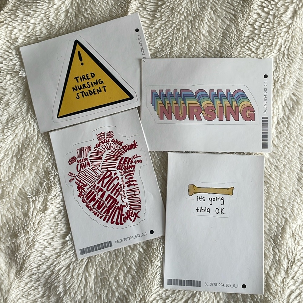 Nursing Student Sticker Bundle
